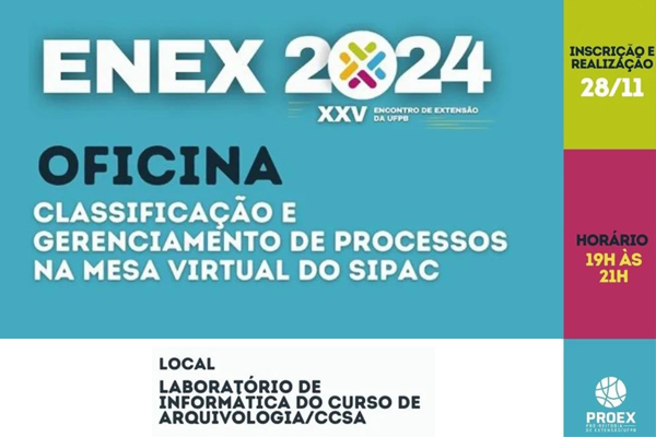 Oficina de Classificação e Gerenciamento de Processos na Mesa Virtual do Sipac